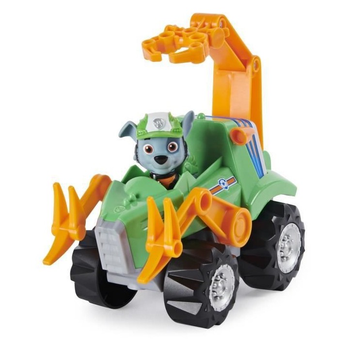 PAT PATROUILLE - VEHICULE + FIGURINE DELUXE ROCKY DINO RESCUE Paw Patr