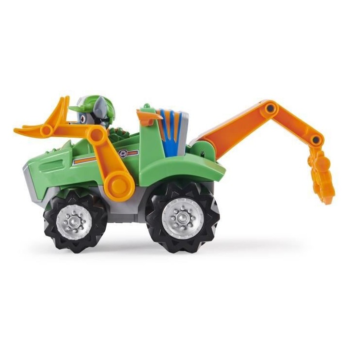 PAT PATROUILLE - VEHICULE + FIGURINE DELUXE ROCKY DINO RESCUE Paw Patr