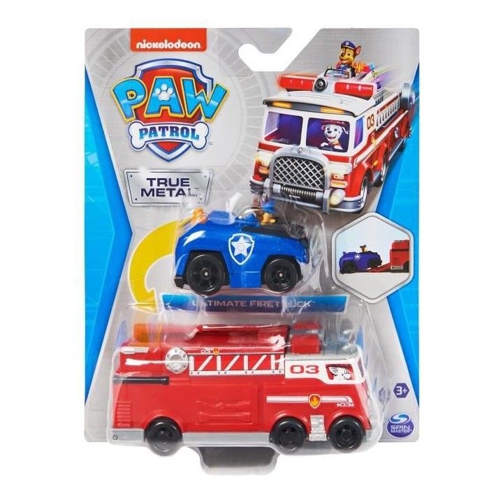 PACK CAMION DE POMPIERS TRUE METAL™ La Pat' Patrouille