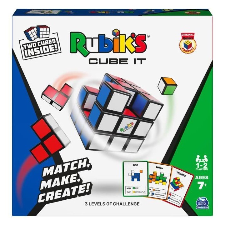 Rubik's Cube - Jeu de Rapidité - Rubik's Cube It - 54 Cartes Incluses