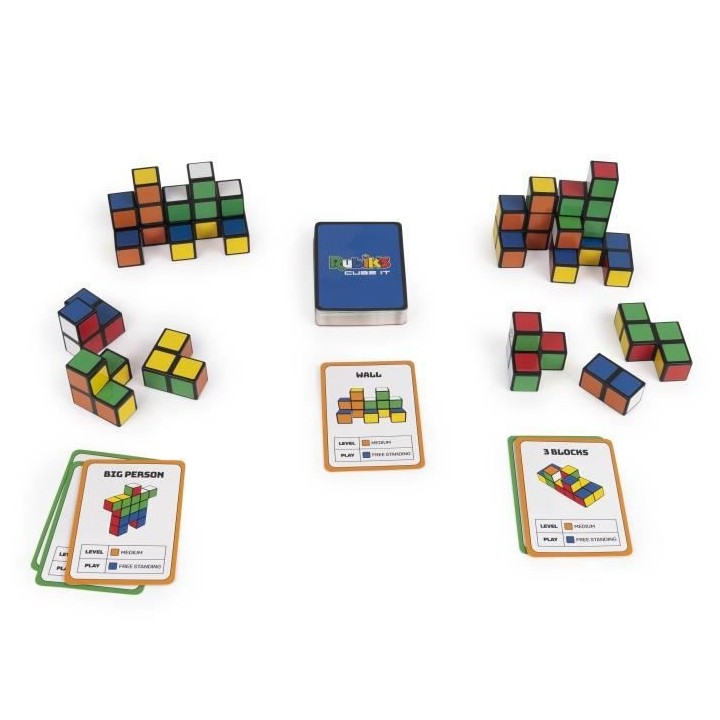 Rubik's Cube - Jeu de Rapidité - Rubik's Cube It - 54 Cartes Incluses