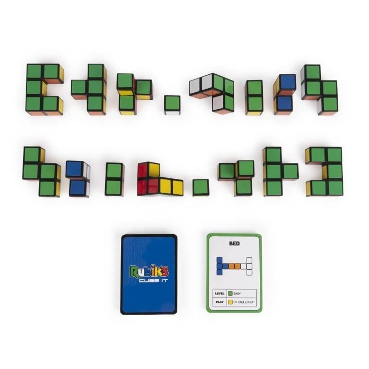 Rubik's Cube - Jeu de Rapidité - Rubik's Cube It - 54 Cartes Incluses