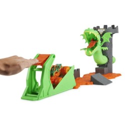 PLAYSET DUELING DRAGON + 1 VÉHICULE DIE CAST 1:64 Monster Jam