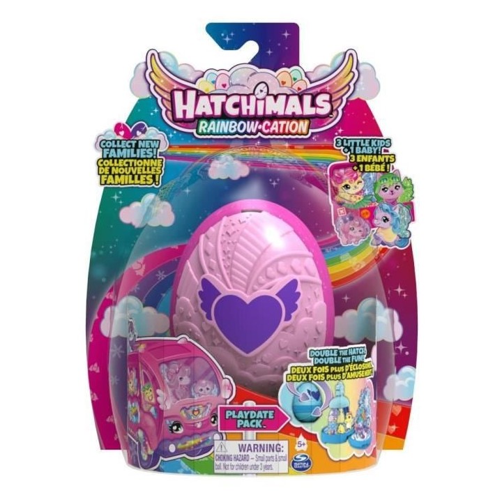 PACK DE 4 FAMILLE SURPRISE 3 ENFANTS + 1 BEBE SAISON 2 (assort)