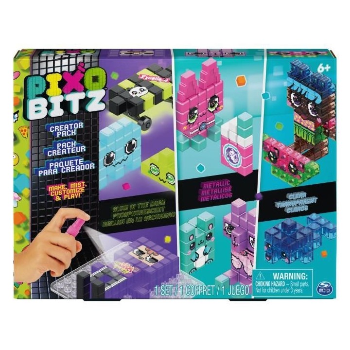 PixoBitz - Pack 3 Coffrets Créations - Des 6 ans