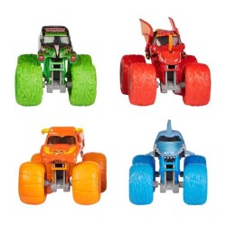 PACK DE 4 VÉHICULES DIE CAST 1:64 Monster Jam