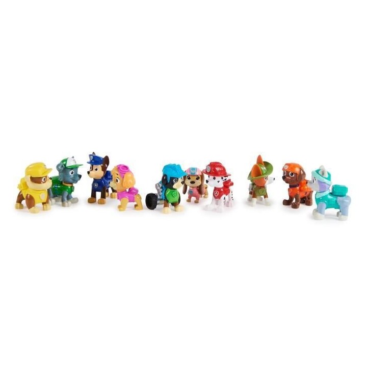 La Pat' Patrouille - Multipack 10 Figurines - 10eme Anniversaire La Pa