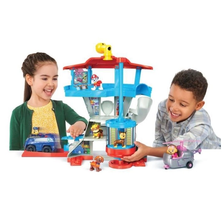 La Pat' Patrouille - Tour de Contrôle - 1 Véhicule et 2 Figurines fo