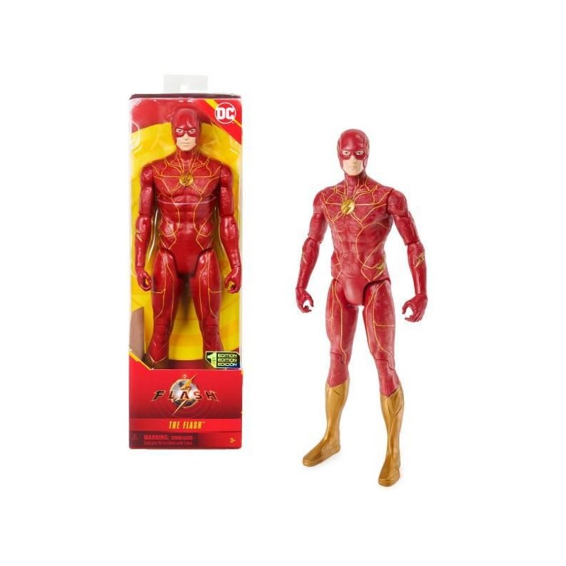 DC Comics - Figurine Interactive The Flash Deluxe - Effets Sonores et Lumineux - 30cm - Des 4 ans