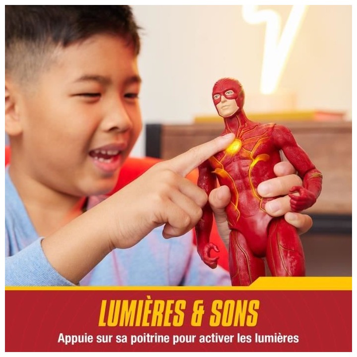 DC Comics - Figurine Interactive The Flash Deluxe - Effets Sonores et