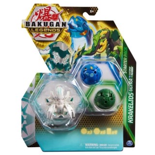 Bakugan - Starter Pack - Coffret 3 Bakugan Saison 5 - 2 tuile BakuScor