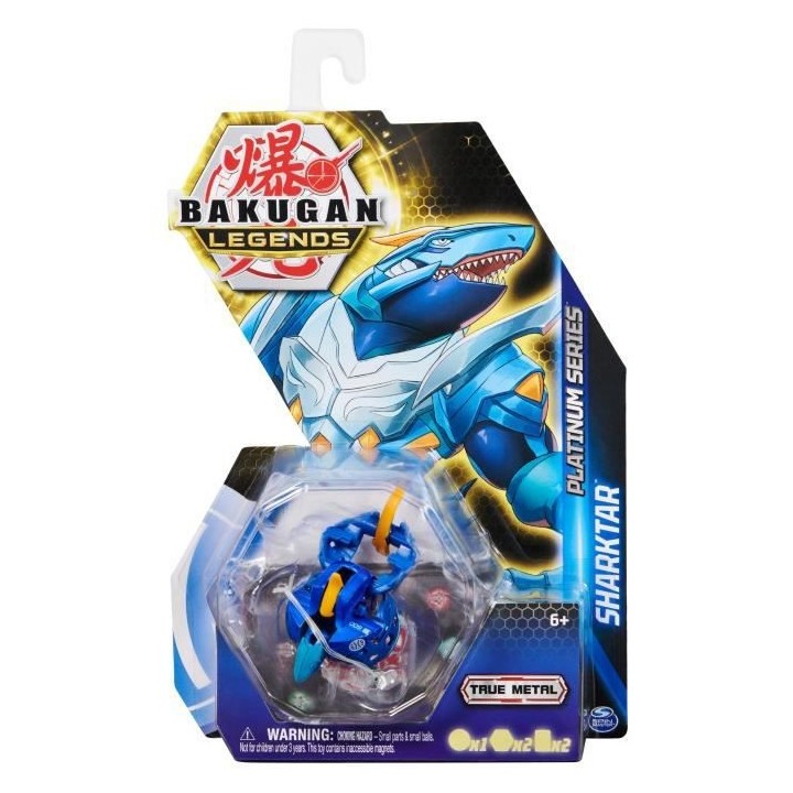 Bakugan - Coffret 1 Bakugan Platinium Saison 5 et 2 Cartes - Des 6 ans