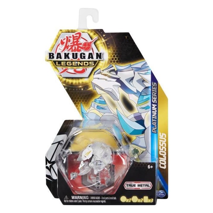 Bakugan - Coffret 1 Bakugan Platinium Saison 5 et 2 Cartes - Des 6 ans