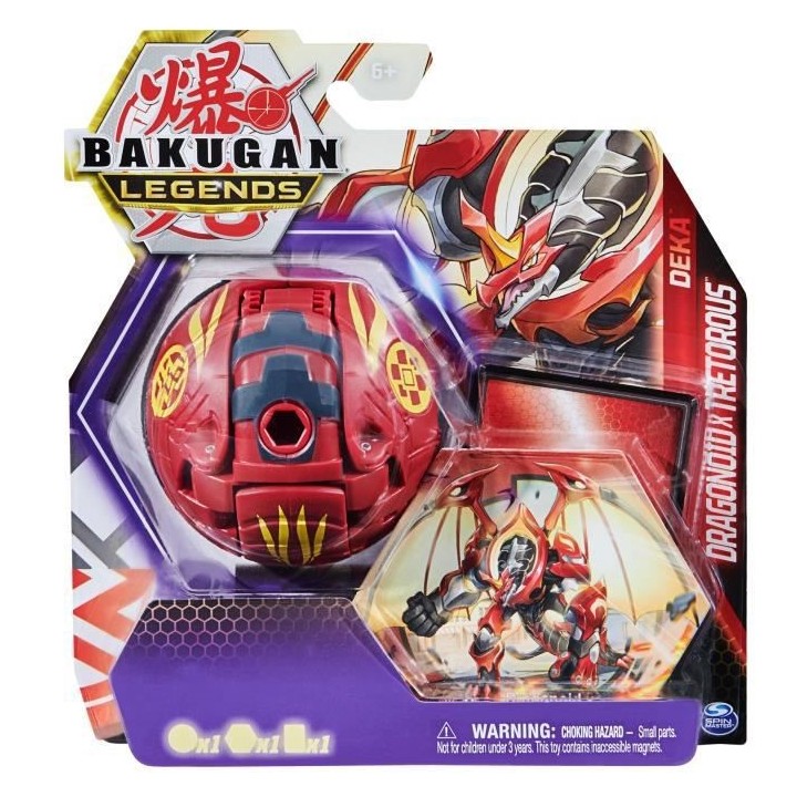 Bakugan - Coffret 1 Bakugan Deka Saison 5 et 1 Carte Maîtrise fournie
