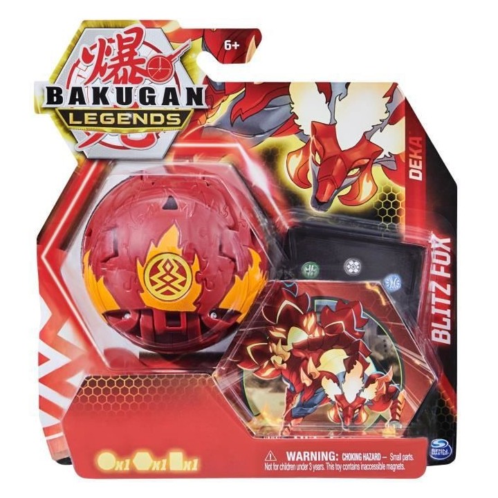 Bakugan - Coffret 1 Bakugan Deka Saison 5 et 1 Carte Maîtrise fournie