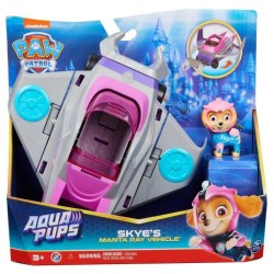 La Pat' Patrouille - Stella - Véhicule + Figurines - La Pat' Patrouille Aqua Pups - Des 3 ans