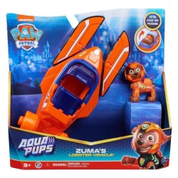 La Pat' Patrouille - Zuma - Véhicule + Figurines - La Pat' Patrouille Aqua Pups - Des 3 ans