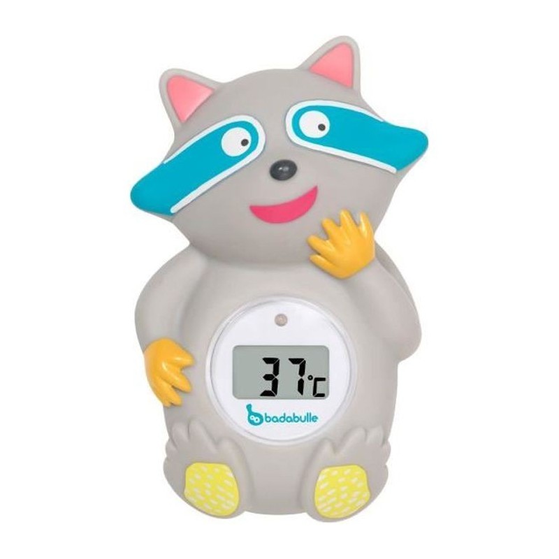 BADABULLE Thermometre de bain Racoon