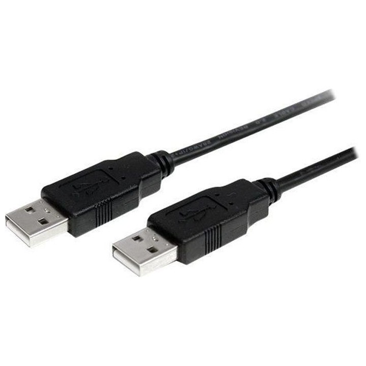 Câble USB 2.0 A vers A de 2 m - M/M - Cordon USB A - M/M - USB2AA2M