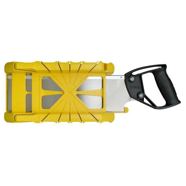 Boite a coupe Holster ABS Plastique + scie a dos integrée STANLEY - 1