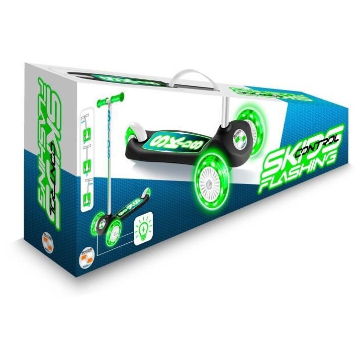 STAMP Trottinette 3 roues a balance SKIDS CONTROL roues lumineuses