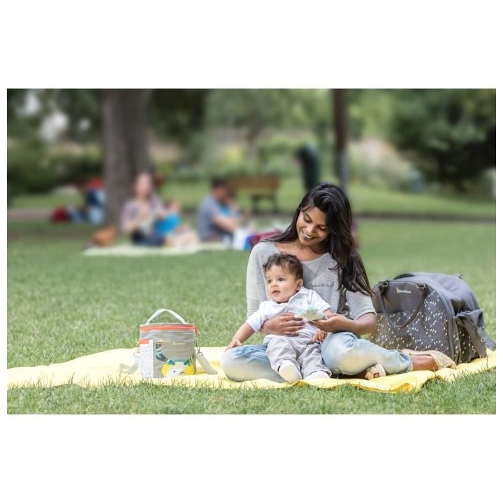 Badabulle Sac repas isotherme enfant, Conserve au frais et au chaud, M