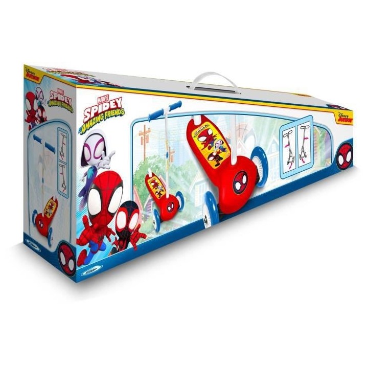 STAMP - Trottinette Steering 3 roues - Spidey
