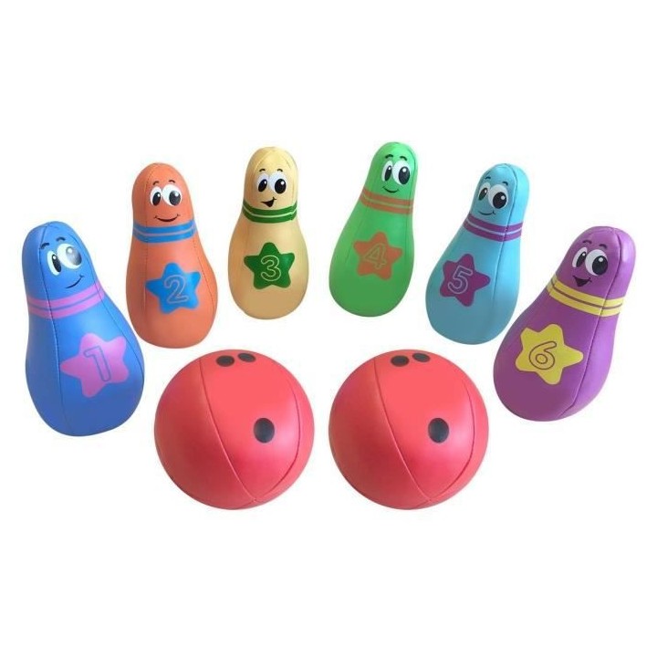 STAMP Pack Bowling 6 Quilles 2 Boules