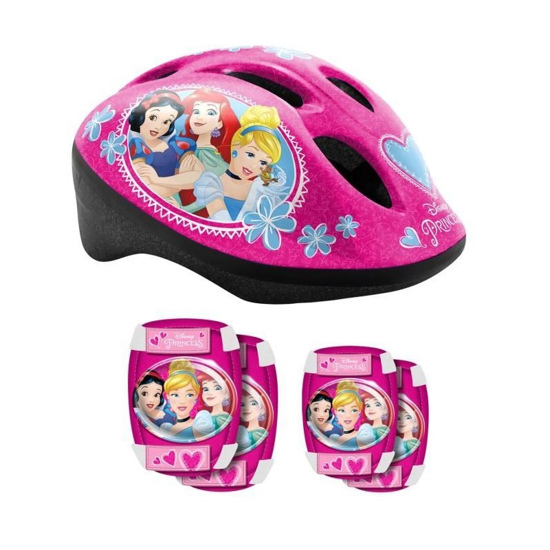 DISNEY PRINCESSES Casque + Coudieres/Genouilleres