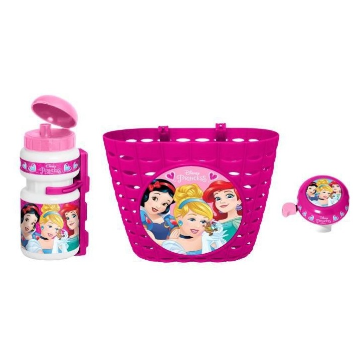 DISNEY PRINCESSES Corbeille + Bidon + Sonnette