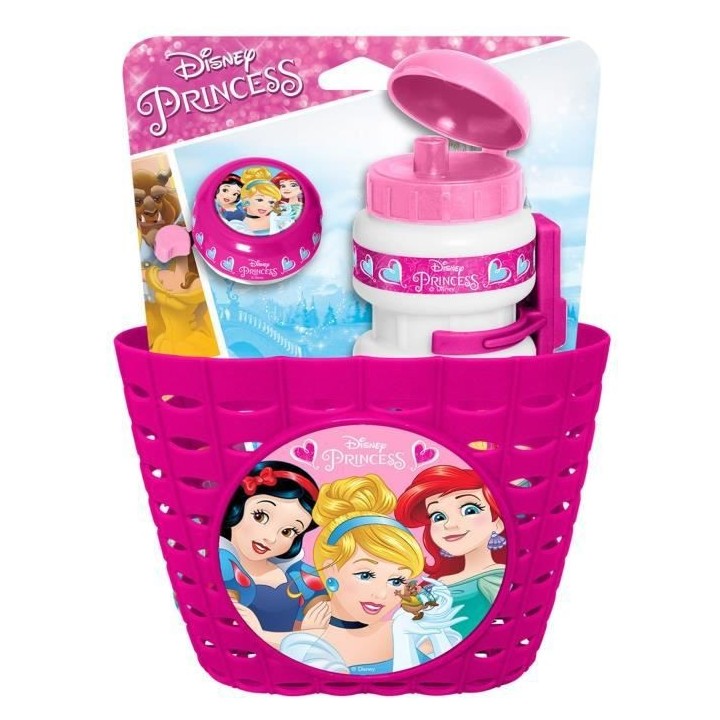 DISNEY PRINCESSES Corbeille + Bidon + Sonnette