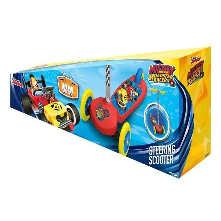 MICKEY RACERS Trottinette Steering Twist 3 Roues