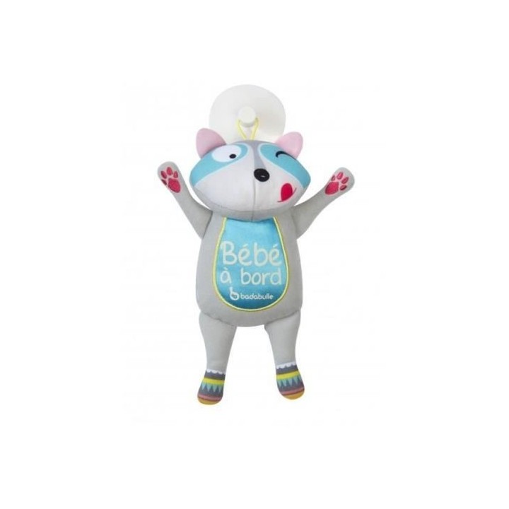 BADABULLE Bébé a Bord Phosphorescent Racoon