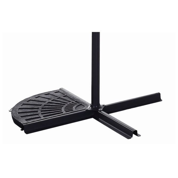 Parasol déporté diametre 3m - structure en aluminium avec toile poly