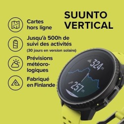 Montre connectée sport - SUUNTO - VERTICAL - Black Lime