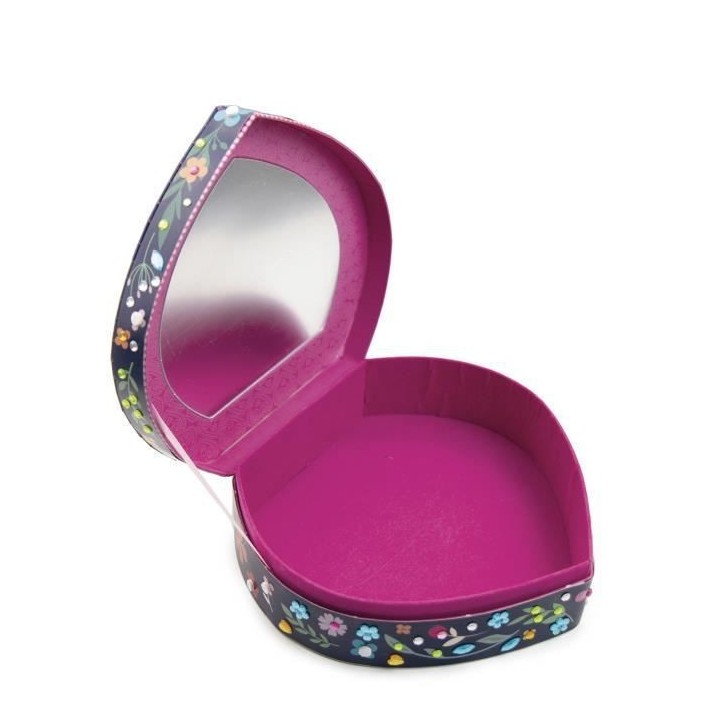 SYCOMORE - COFFRET A BIJOUX CoeUR - MOSAIQUES 3D