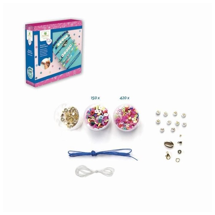 SYCOMORE - BRACELETS PERLES HEISHI - CREER TES BRACELETS DE SURFER