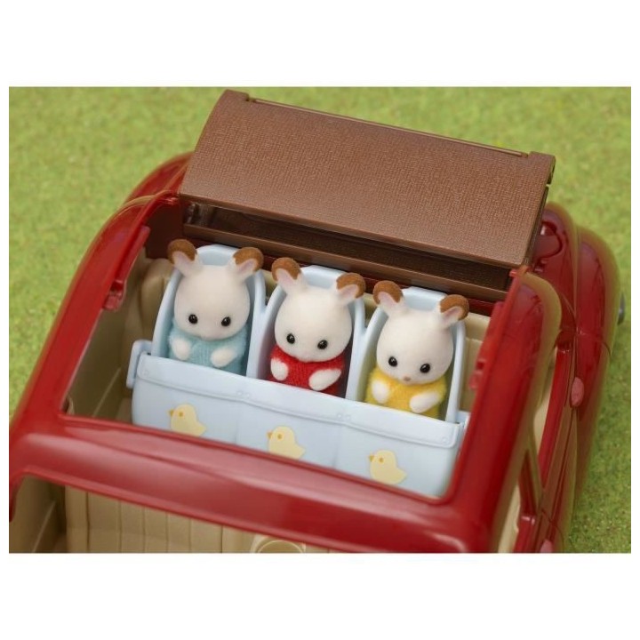 SYLVANIAN FAMILIES La poussette triple Pour Enfant - Le village