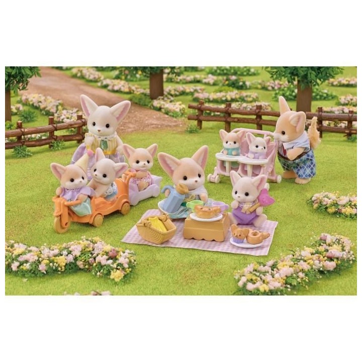 Le set de pique-nique des freres et soeurs Fennec - SYLVANIAN FAMILIES
