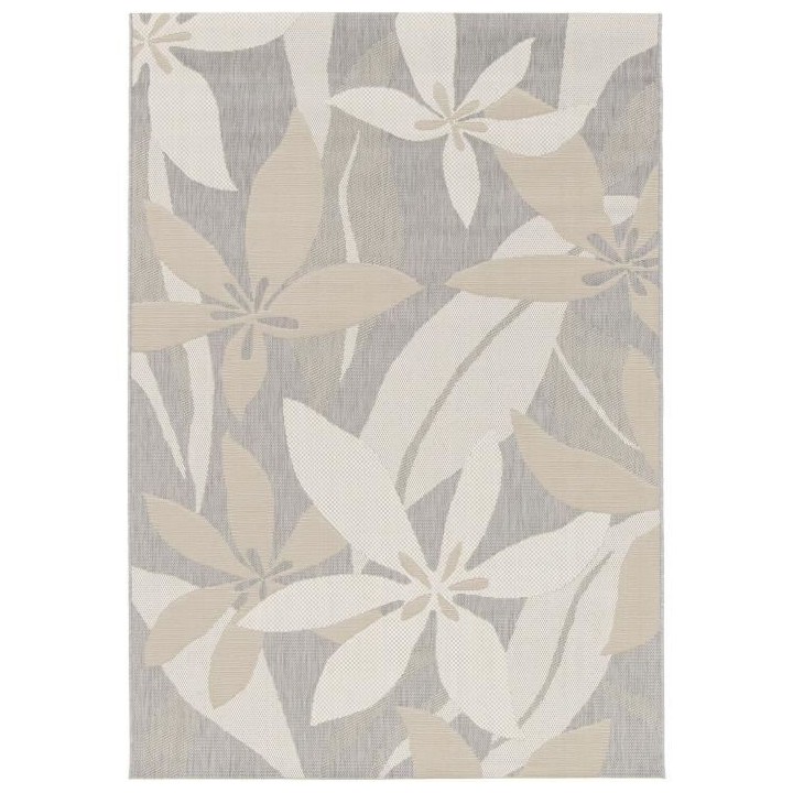 Tapis - Gris - Synthétique - 120 x 170 cm - Intérieur/extérieur - B