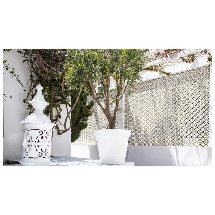 ARTEVASI Pot de fleurs Capri - 60 cm - Blanc