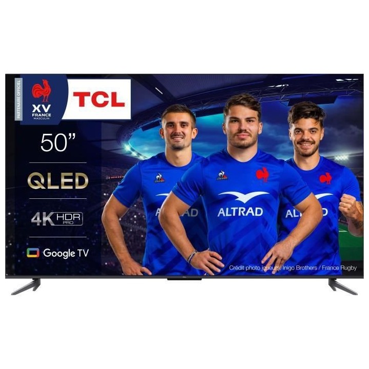 TCL LED 50QLED770 - 127 cm (50) - 4K QLED Dolby vision Dolby Atmos - G