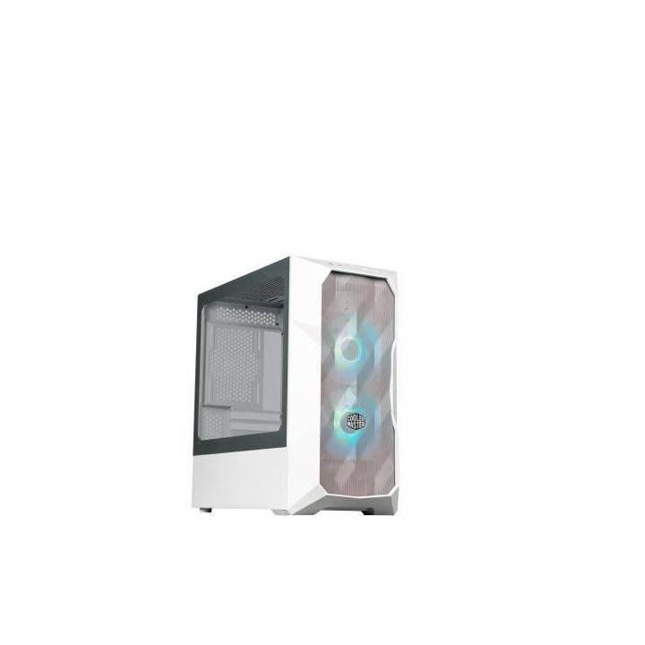 Boitier PC Gaming - COOLER MASTER - TD300 Mesh White - ARGB - mATX (TD