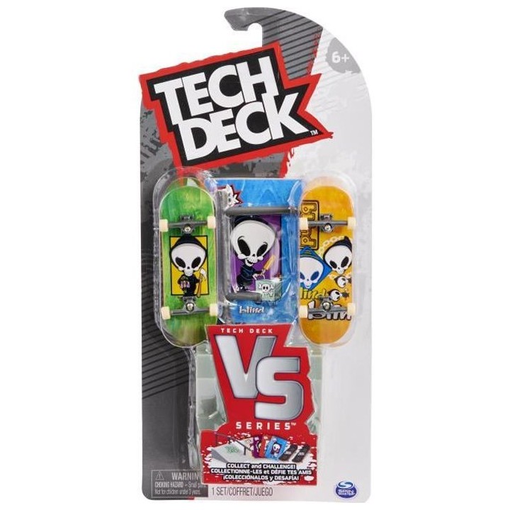 Finger Skate - Tech Deck Pack Versus 2 Fingerboard - 6061574 - Avec 2