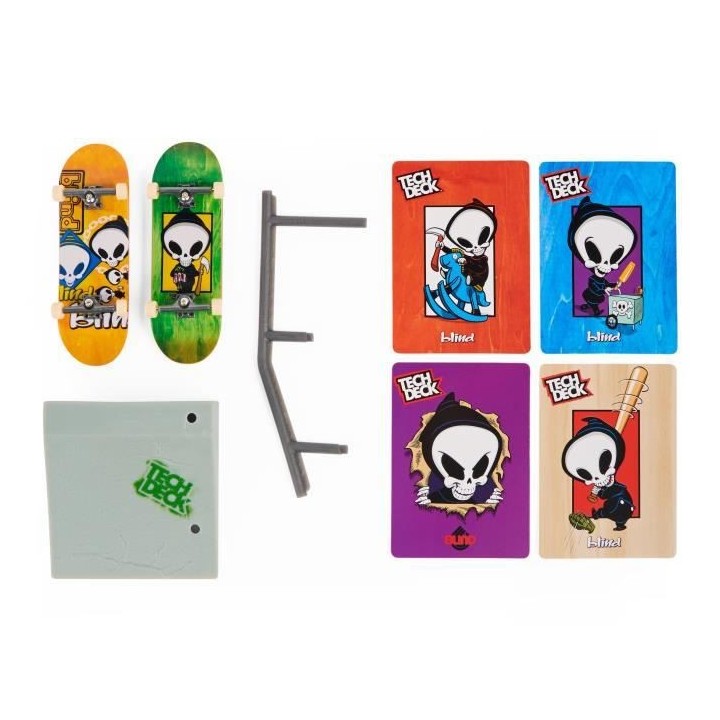 Finger Skate - Tech Deck Pack Versus 2 Fingerboard - 6061574 - Avec 2