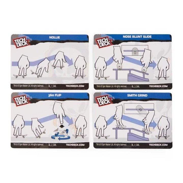 Finger Skate - Tech Deck Pack Versus 2 Fingerboard - 6061574 - Avec 2