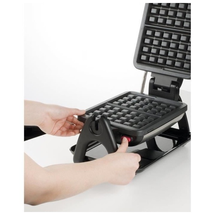 TEFAL WM756D12 Gaufrier King Size 1200W Thermostat Voyant lumineux Bou