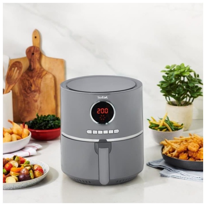 TEFAL Friteuse sans huile, 4,2 L, Technologie Air Fryer, Sans préchau