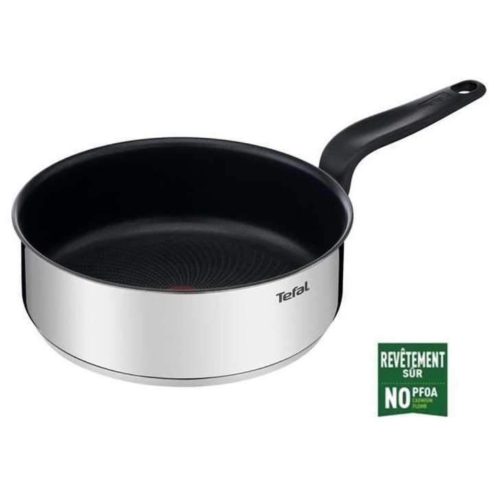 TEFAL E3093204 PRIMARY sauteuse inox avec revetement anti-adhésif 24