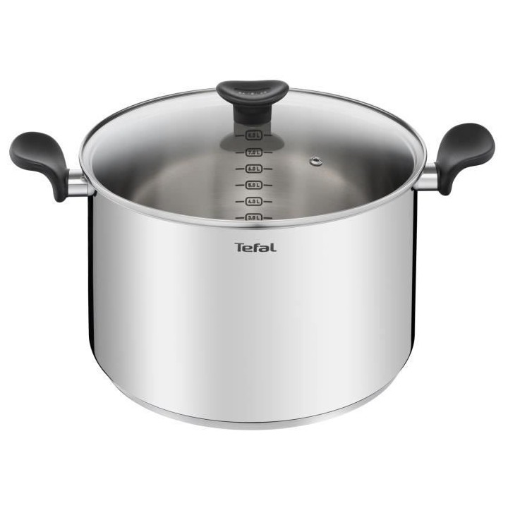 TEFAL E3086404 Primary Marmite 28 cm + couvercle, Garantie 10 ans, Aci